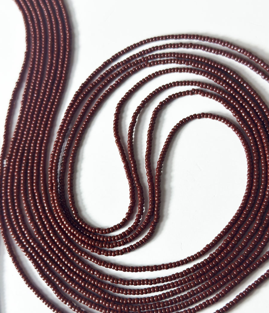 Brown Authentic Tie On Waistbeads