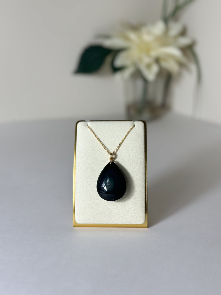 Rainbow Obsidian Necklace