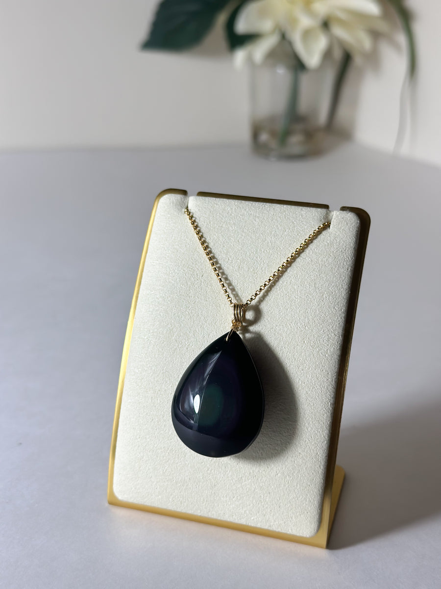 Rainbow Obsidian Necklace