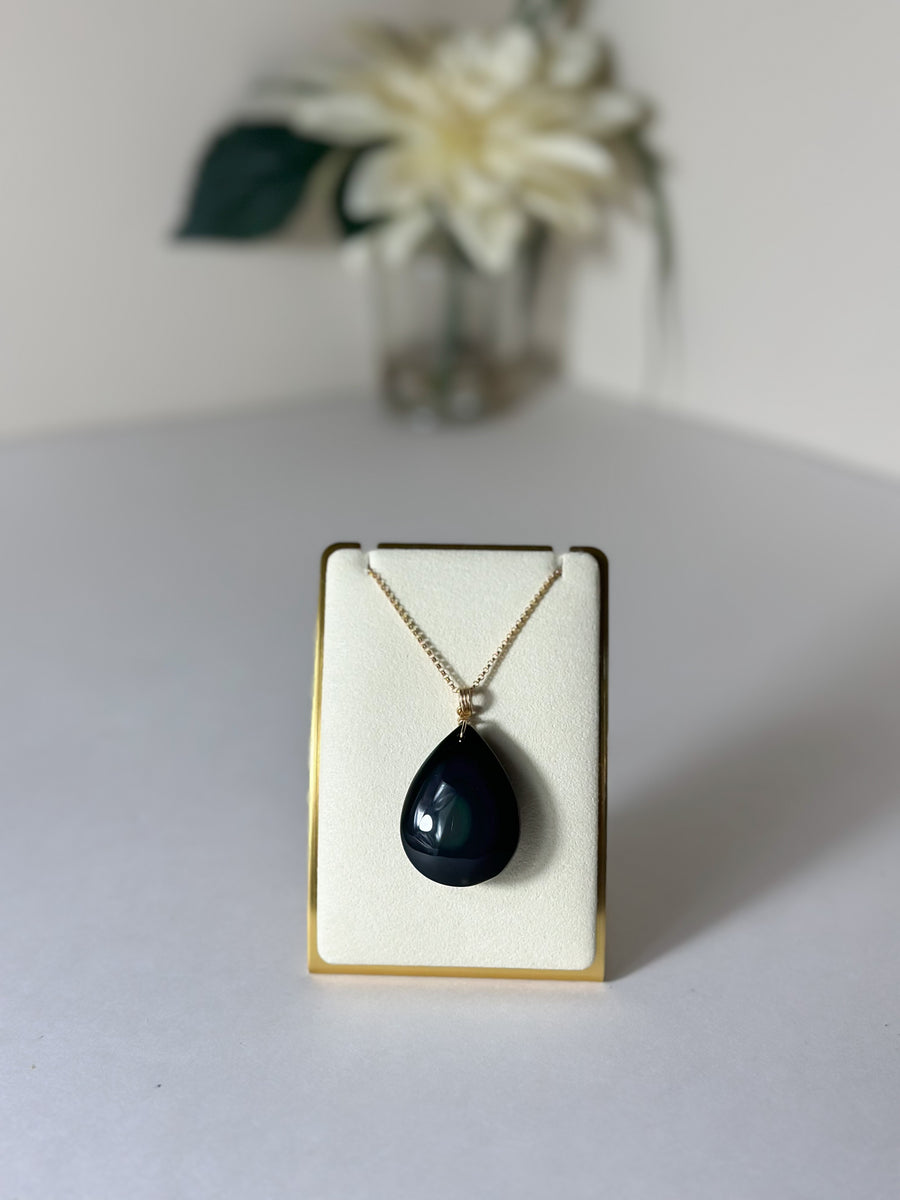 Rainbow Obsidian Necklace