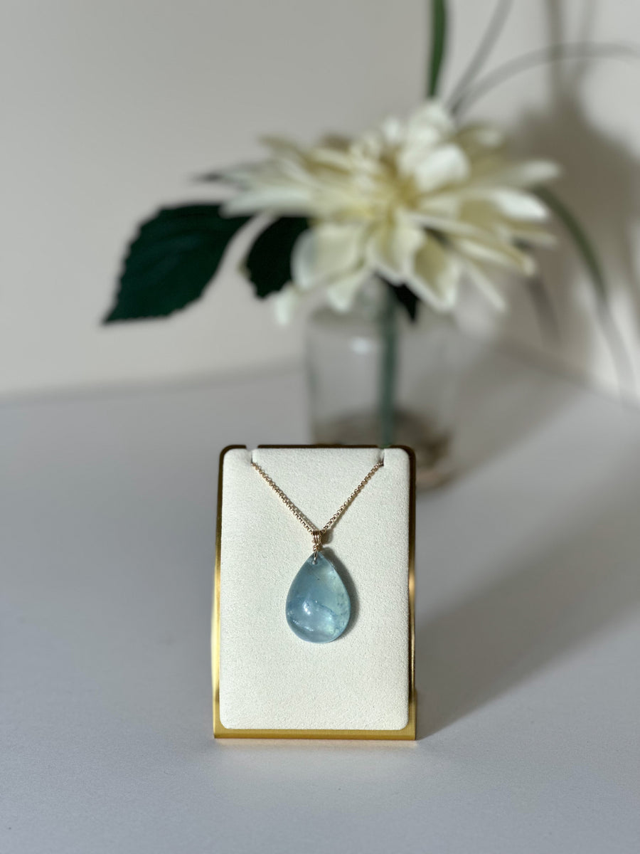 High Quality Aquamarine Necklace